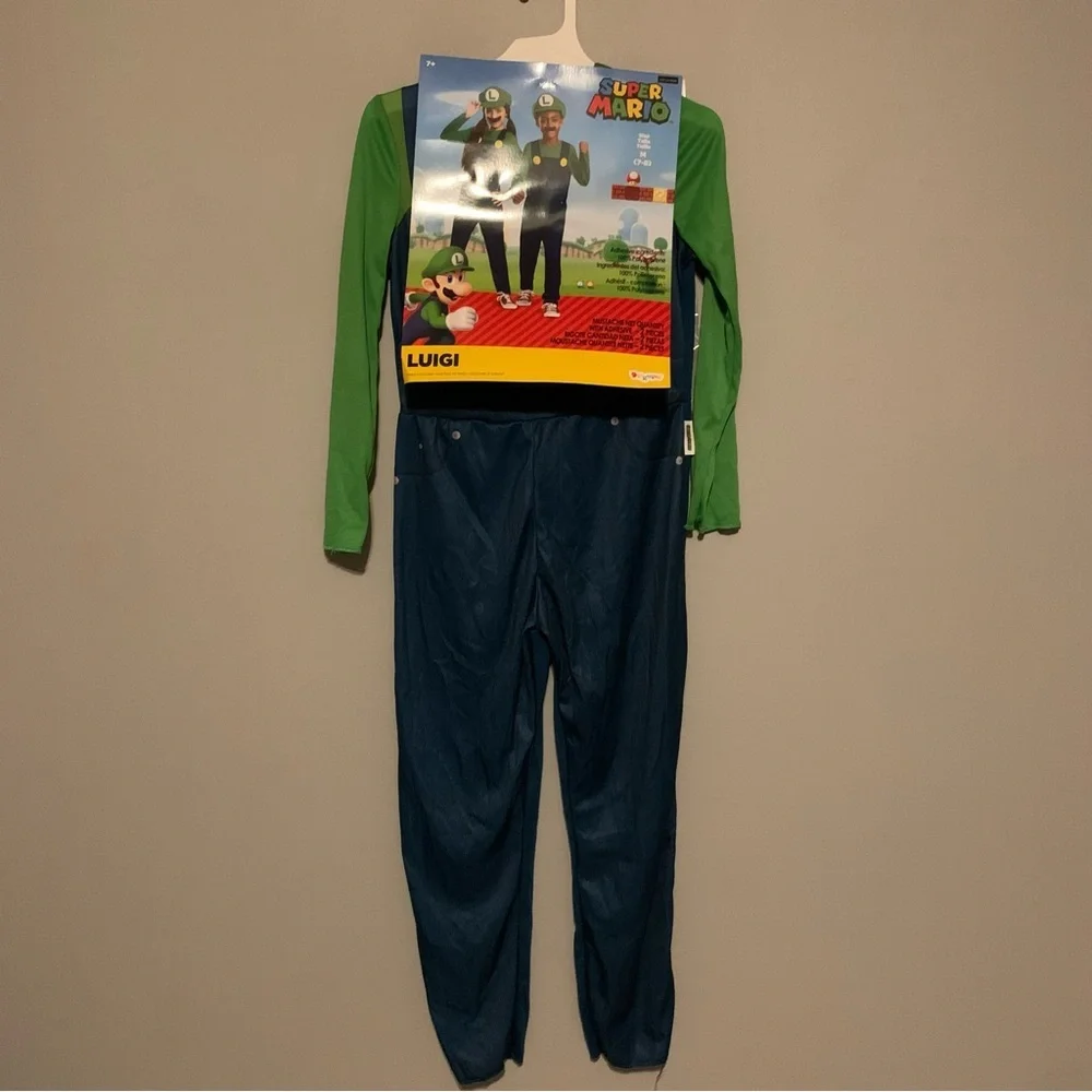 NWT. DISGUISE Super Mario Kids Luigi Costume